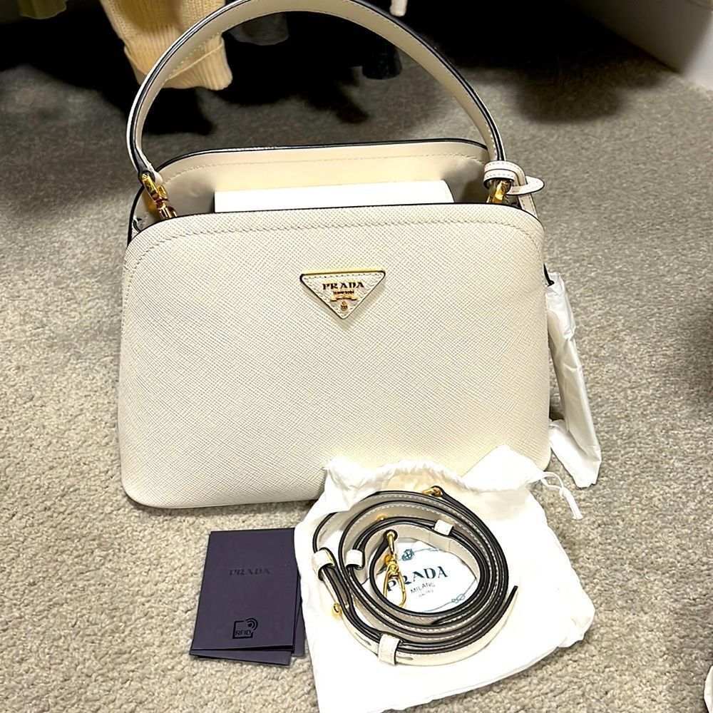 MATINEE SAFFIANO LEATHER PRADA GALLERIA BAG - Picture 4 of 6